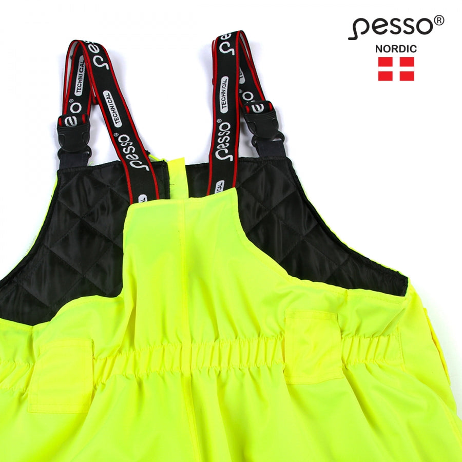 Ūdens atgrūdošs puskombinezons Pesso Montana Hi Vis, Dzeltens