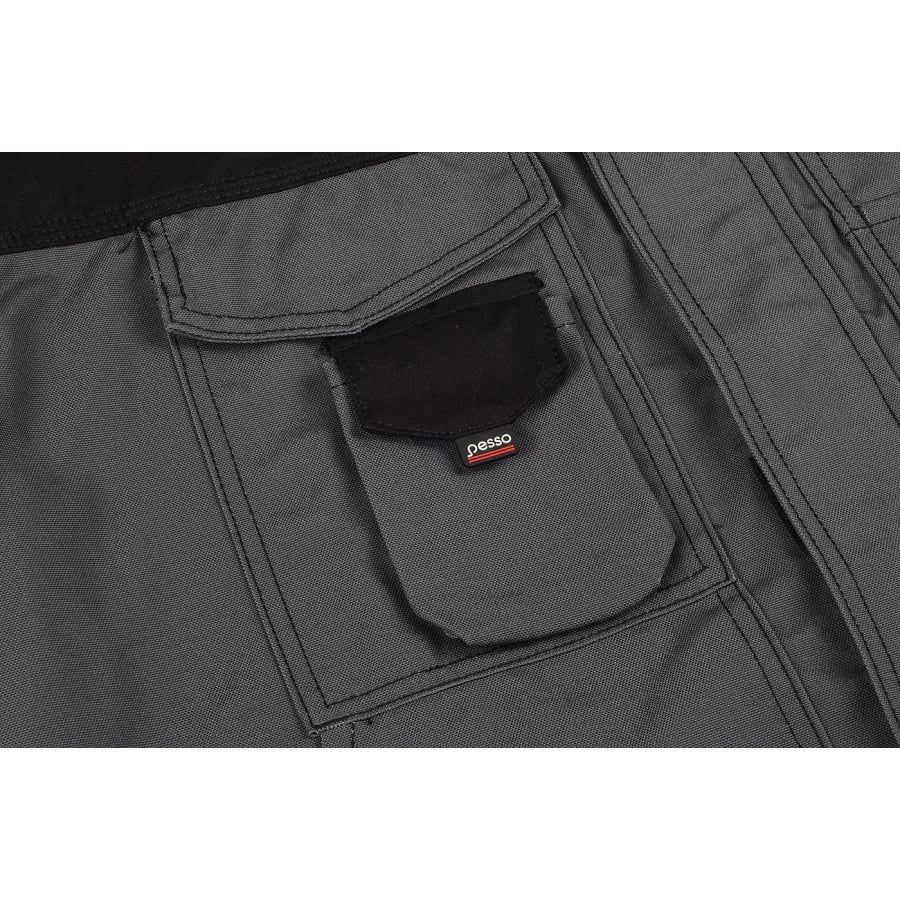 Darba apģērba jaka Pesso Canvas, Pelēka