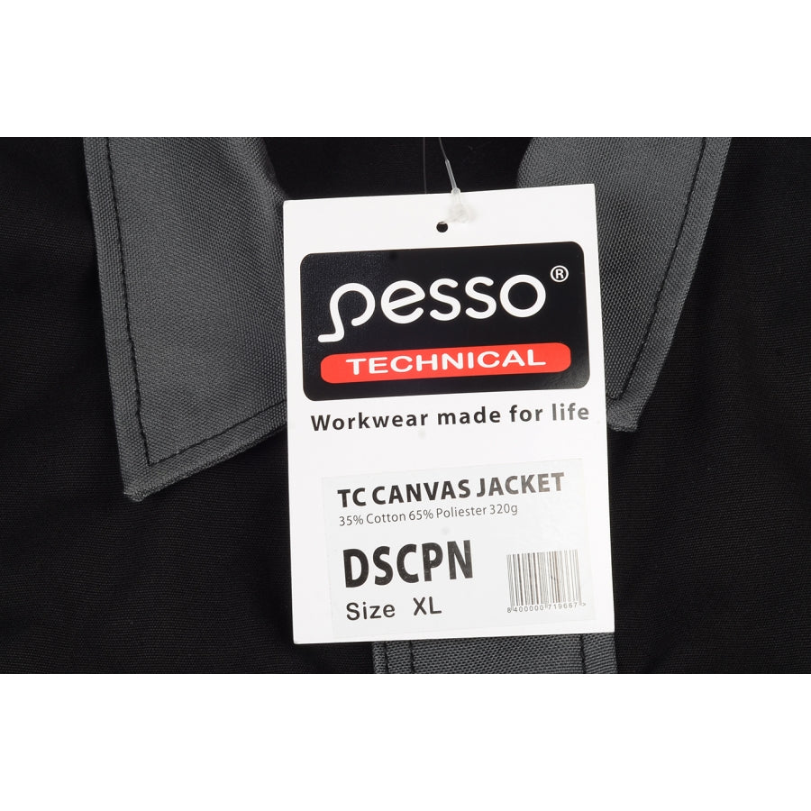 Darba apģērba jaka Pesso Canvas, Pelēka