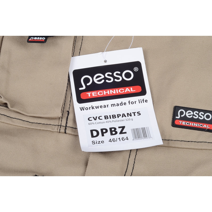 Darba apģērba puskombinezons Pesso Canvas DPBZ
