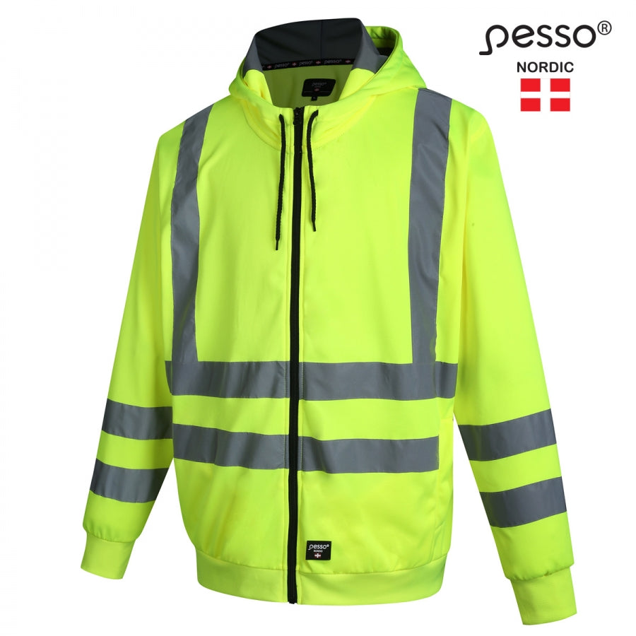 Džemperis High Visibility Pesso FL03, Dzeltens