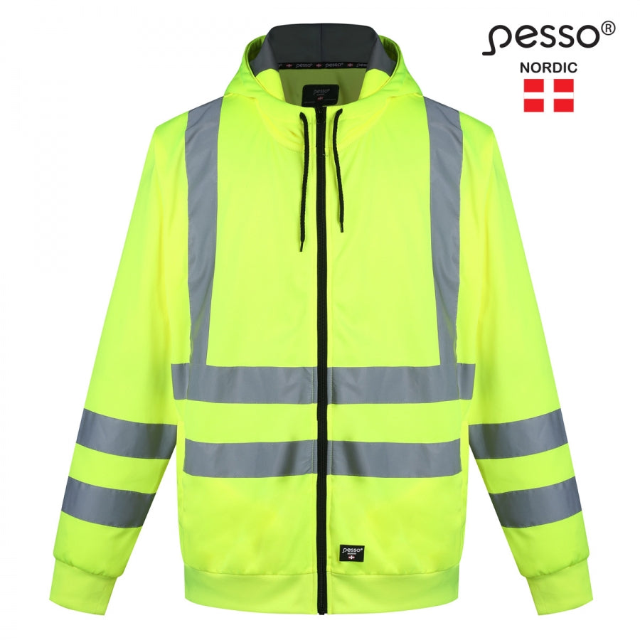 Džemperis High Visibility Pesso FL03, Dzeltens