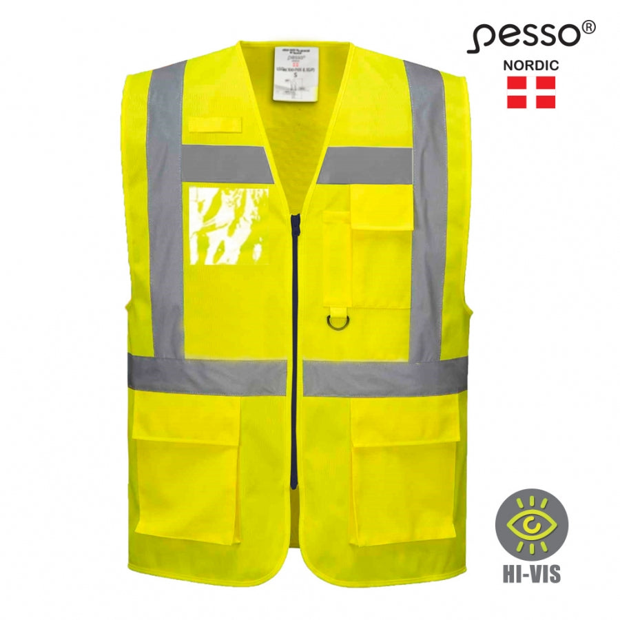 Atstarojošā veste Pesso, Dzeltena