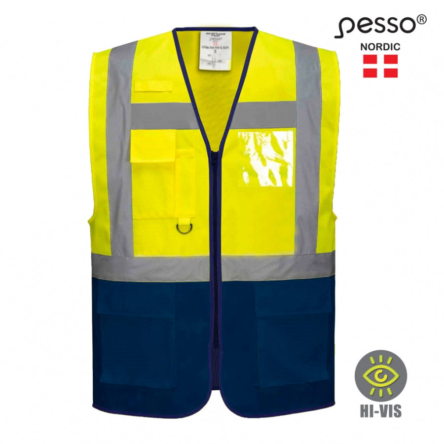Atstarojošā veste Pesso, Dzeltena/Navy