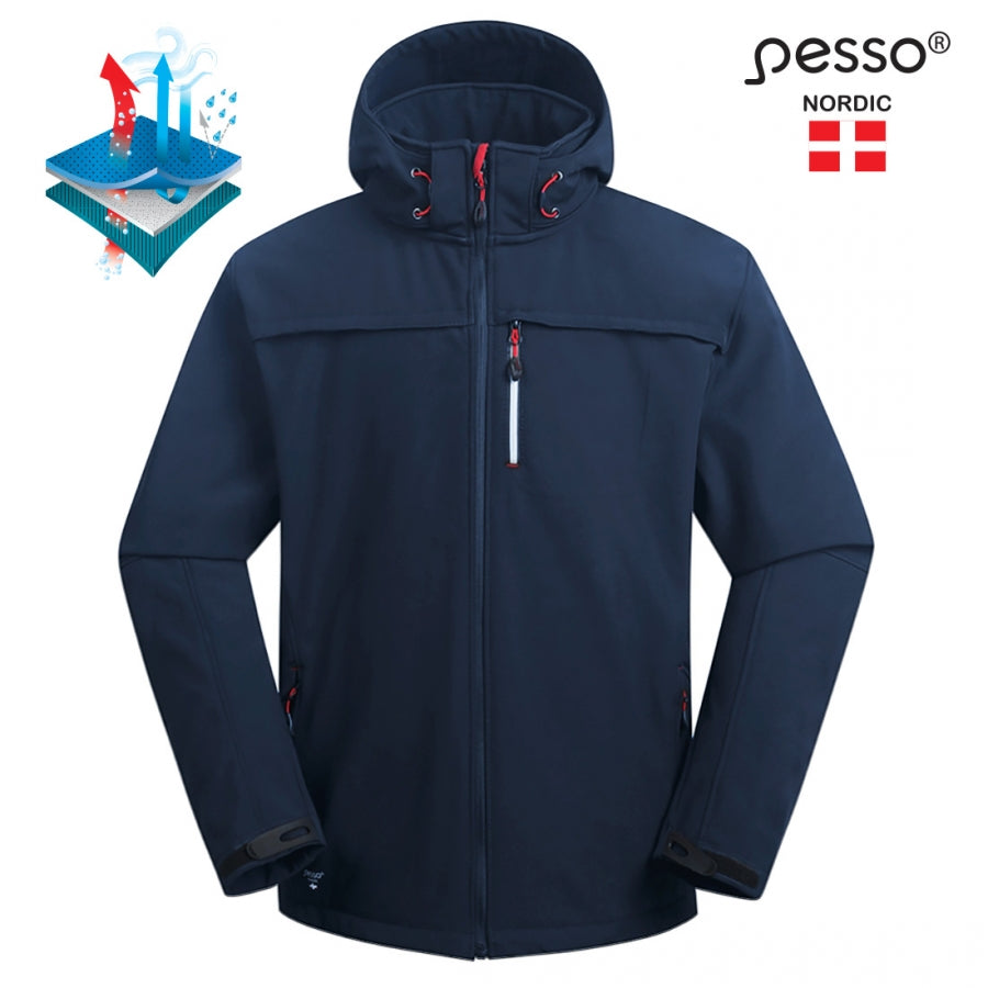 Jaka SoftShell Pesso ATLANTA, Navy