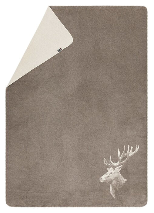 David Fussenegger Savona Throw with Stag's Head