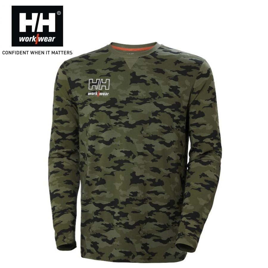 Krekls ar garām piedurknēm Helly Hansen Kensiington Camo