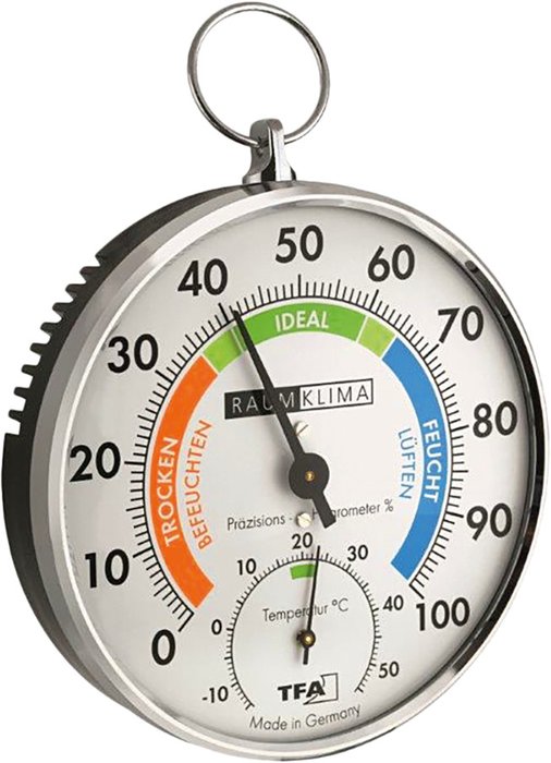 TFA Analogue Thermo-Hygrometer with a Metal Ring