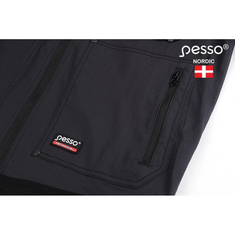 Darba apģērba jaka Pesso Stretch, Pelēka