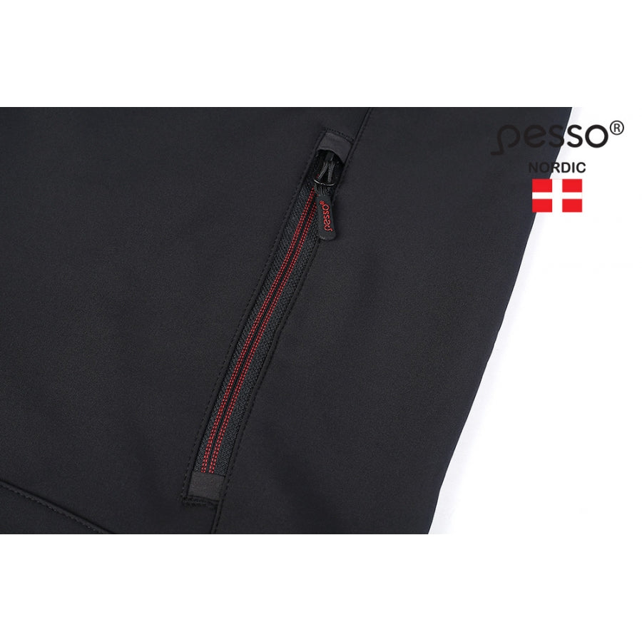 Veste SoftShell Pesso Soft, Melna