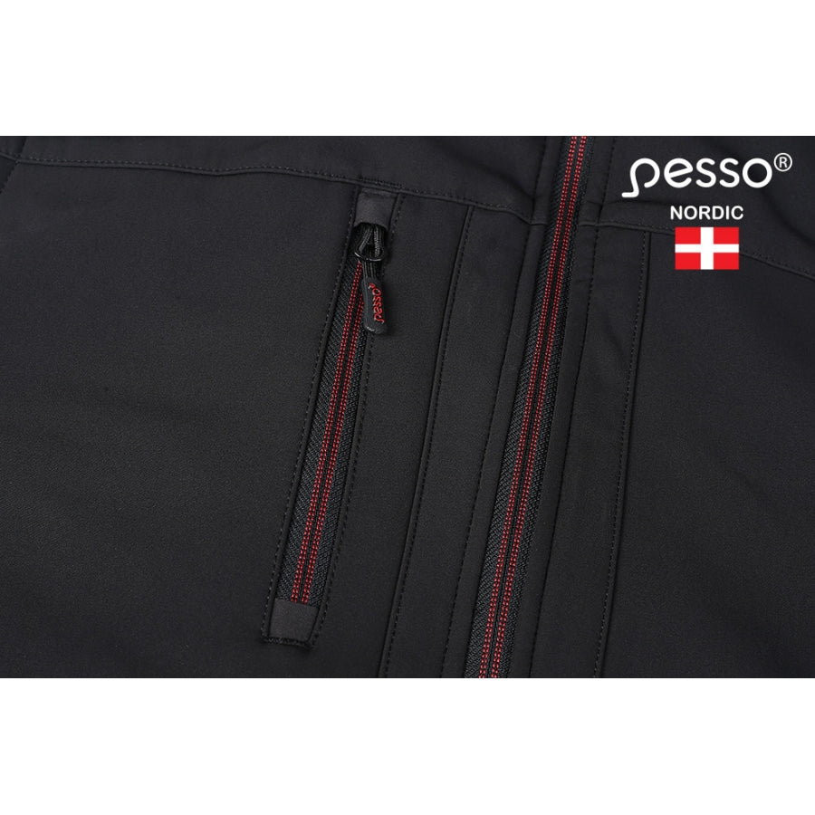 Veste SoftShell Pesso Soft, Melna