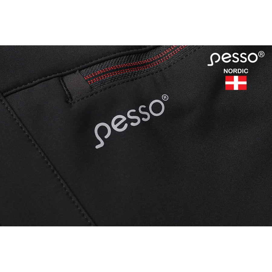 Veste SoftShell Pesso Soft, Melna
