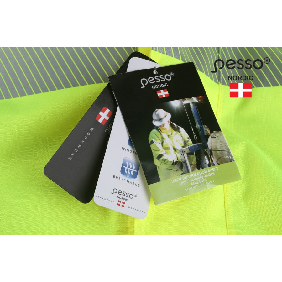 Ūdensnecaurlaidīga ziemas jaka Pesso Arizona HI-VIS