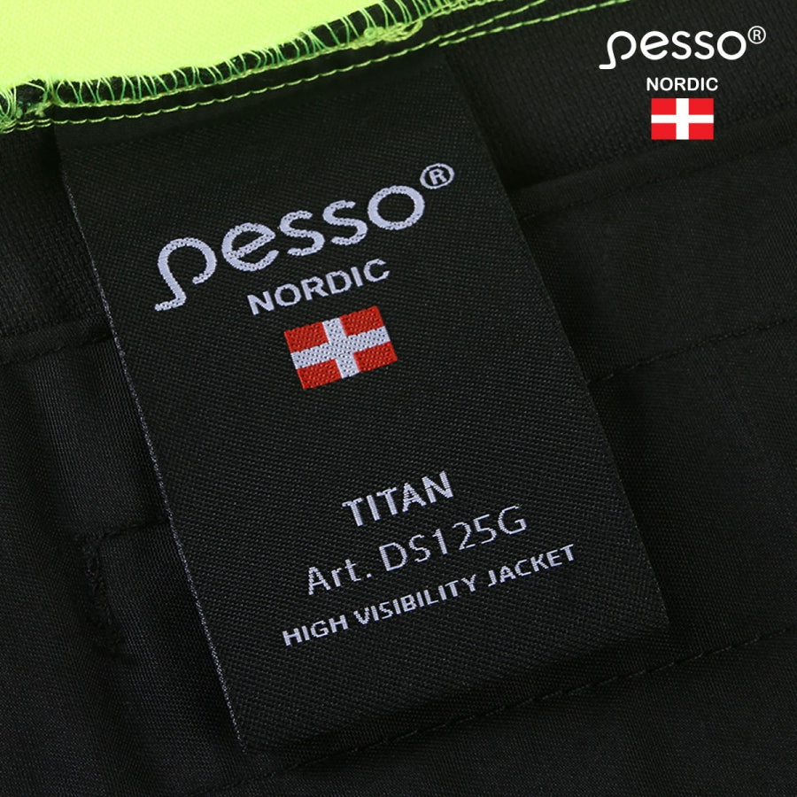 Darba apģērba jaka Pesso Titan 125, Dzeltena