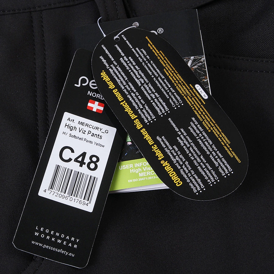 Bikses Softshell Pesso Mercury, Dzeltenas