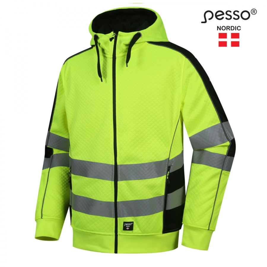Džemperis High Visibility Pesso FL05, Dzeltens