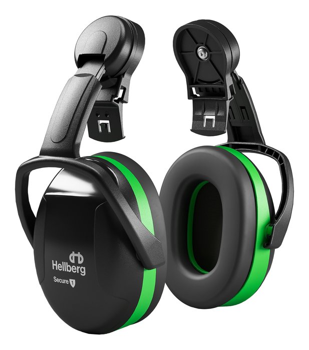 Hellberg Secure 1 Ear Defenders with Helmet Fixtures