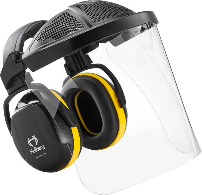 Hellberg Secure 2 Polycarbonate Hearing and Face Protection Combination