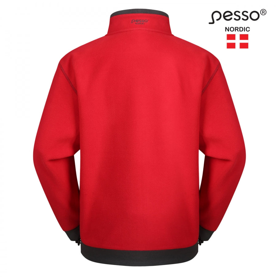 Silts flīsa džemperis Pesso, Sarkans