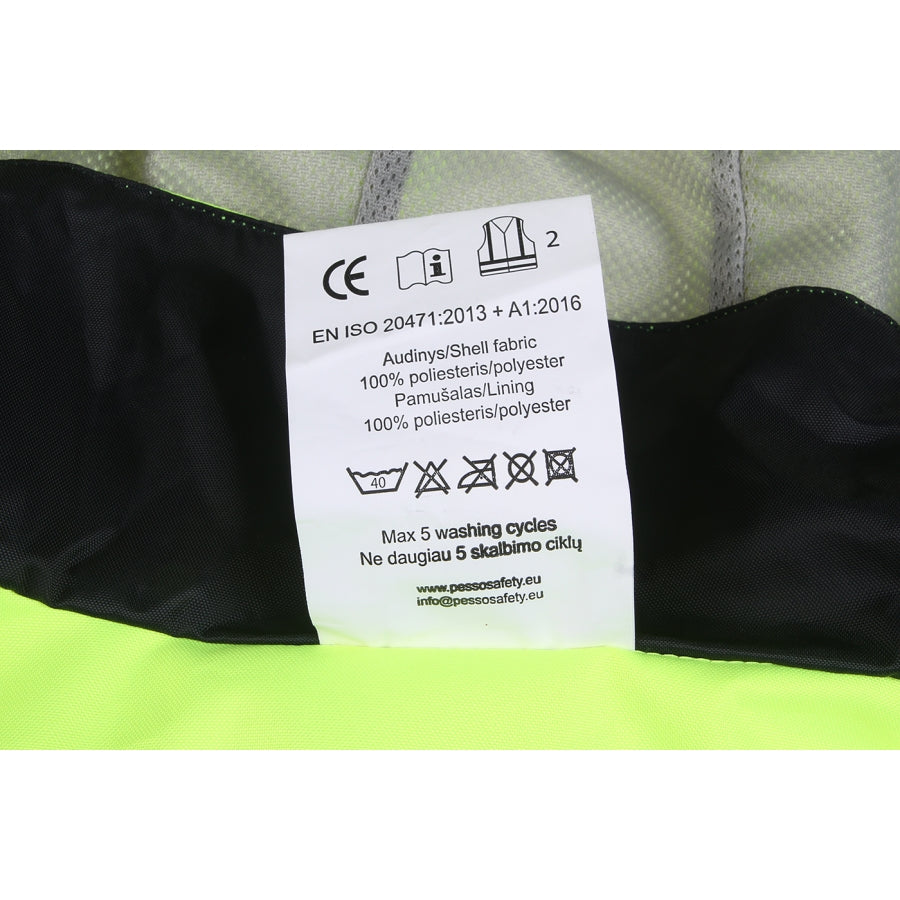 Jaka HI-VIS Safety Pesso DENVER, Dzeltena