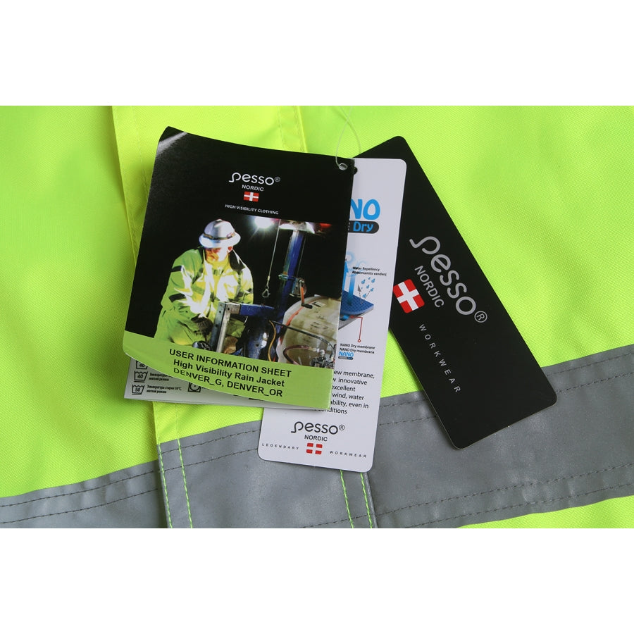 Jaka HI-VIS Safety Pesso DENVER, Dzeltena