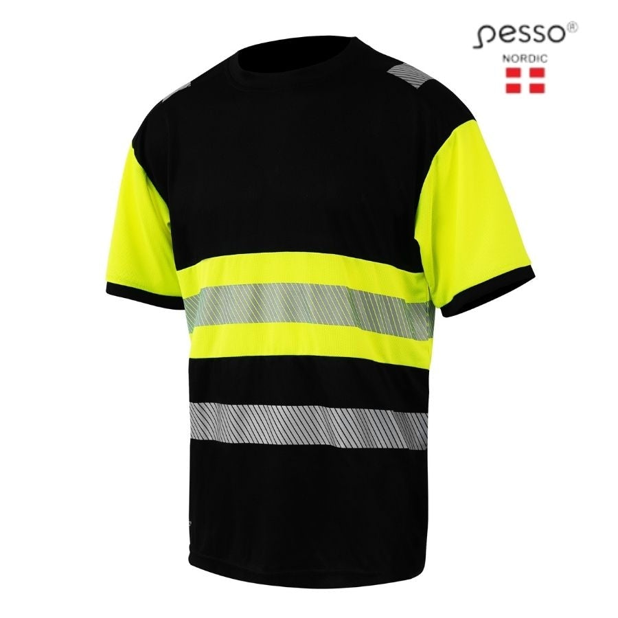 T-krekls High Visibility Pesso HVM, Dzeltens