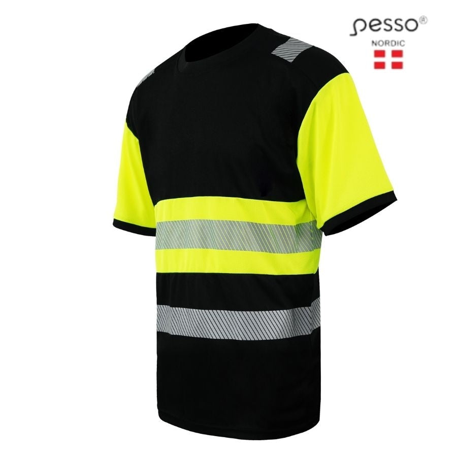 T-krekls High Visibility Pesso HVM, Dzeltens