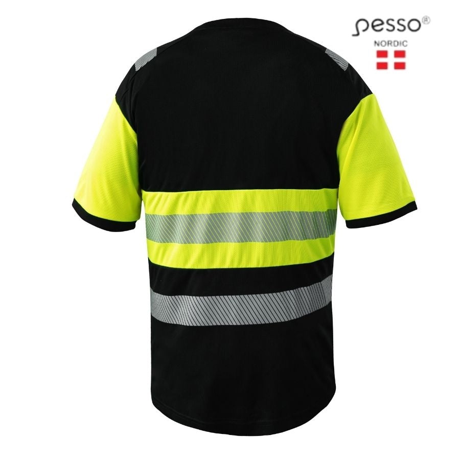T-krekls High Visibility Pesso HVM, Dzeltens