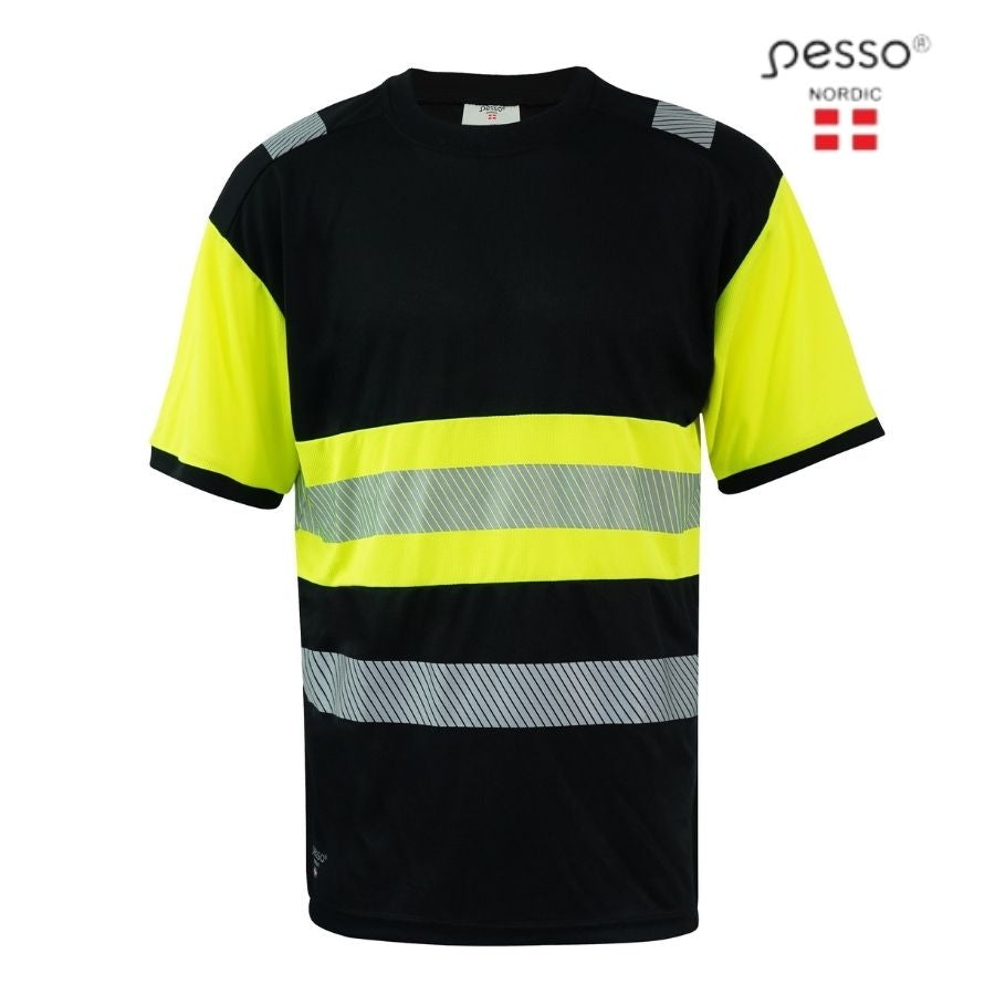 T-krekls High Visibility Pesso HVM, Dzeltens