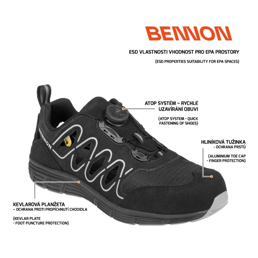 Drošības apavi BNN Rebel S1P ESD
