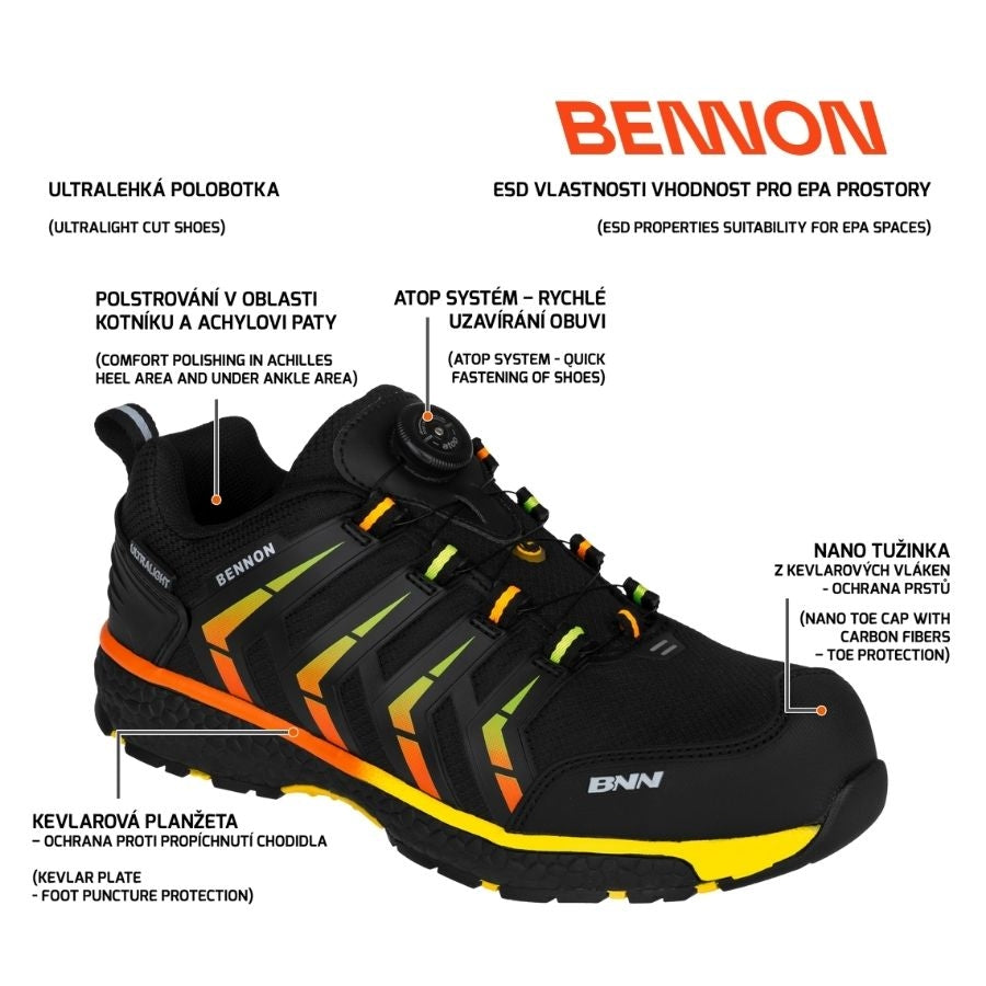 Drošības apavi BNN STINGER S3 ESD