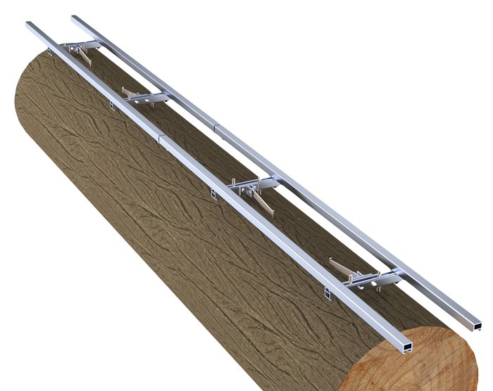 Rail System for Sawmill Gantry.