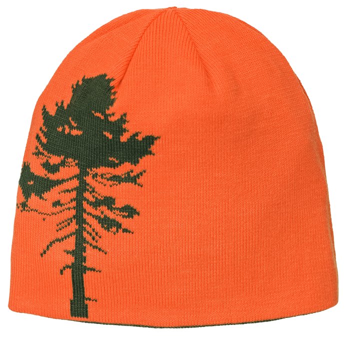 Pinewood Tree Motif Reversible Knitted Cap