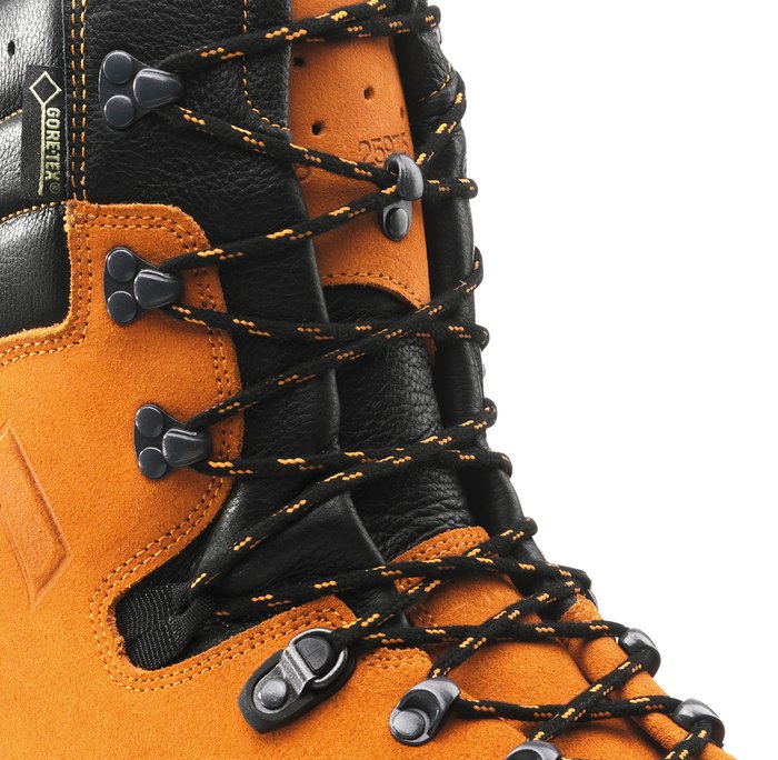 Haix Boot Laces for Protector Forest. 210/220 cm, round, black-orange.