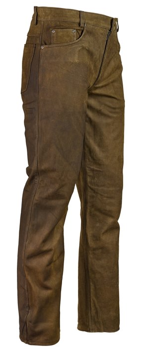 Hubertus Men's Leather Trousers - Trapper