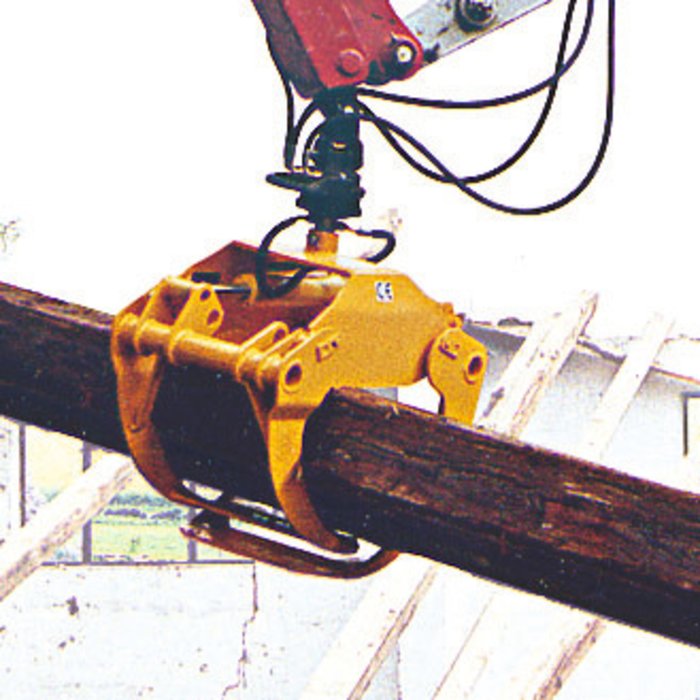 HVZ 130/30 Loading Tongs - Ready Mounted with Rotator