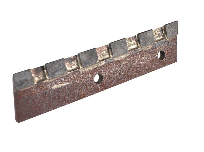 Serrated replacement cutter for 300 mm earth drills