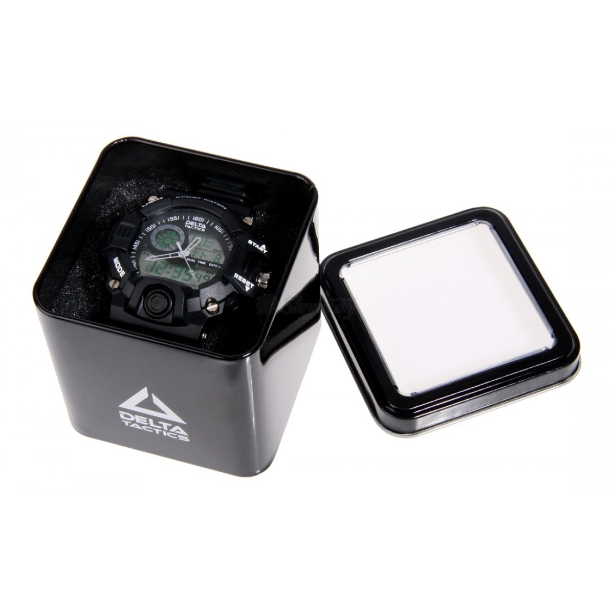Analogais un digitāls taktiskais pulkstenis BLACK DELTA TACTICS