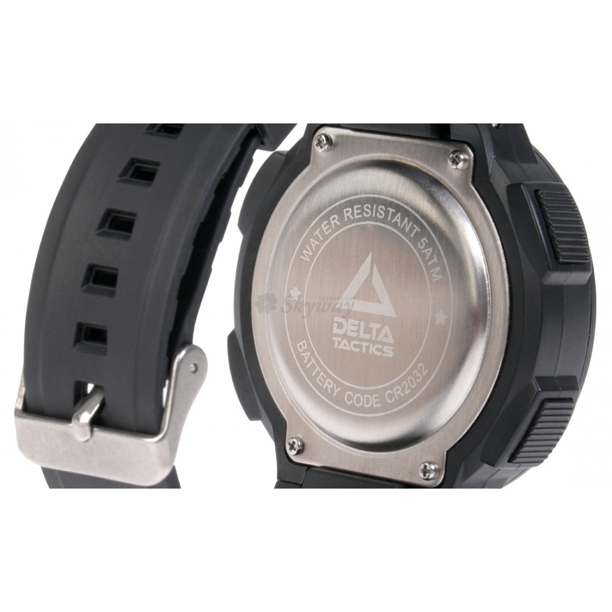 Digitāls taktiskais pulkstenis DELTA TACTICS, Melns