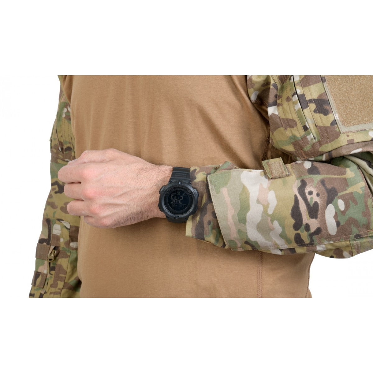 Digitāls taktiskais pulkstenis DELTA TACTICS, Melns