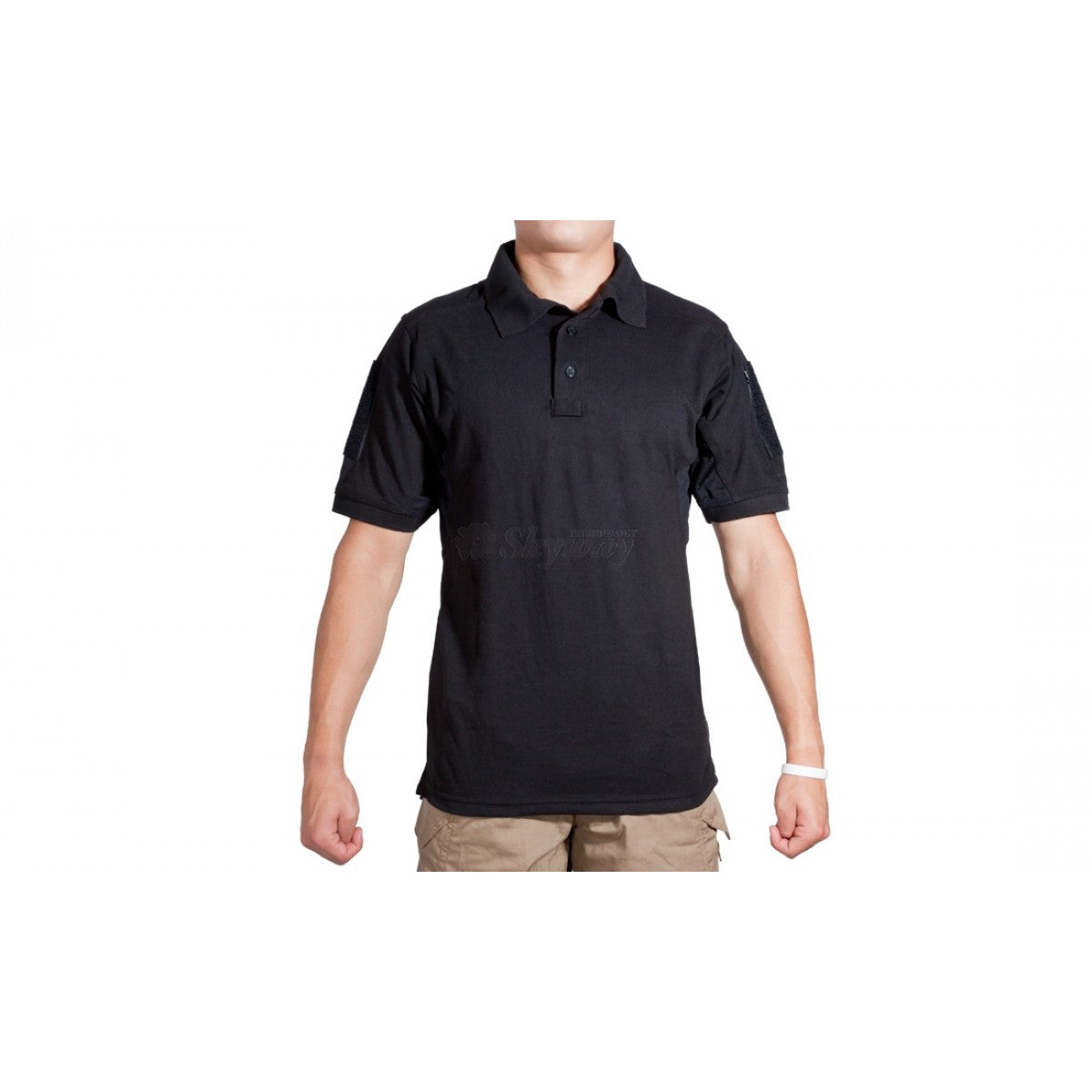 Polo krekls DELTA TACTICS ORIZON, Melns