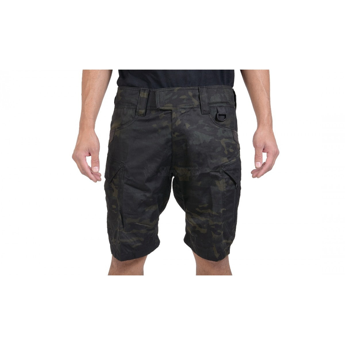 Šorti DELTA TACTICS COYOTE MULTICAM, Melni