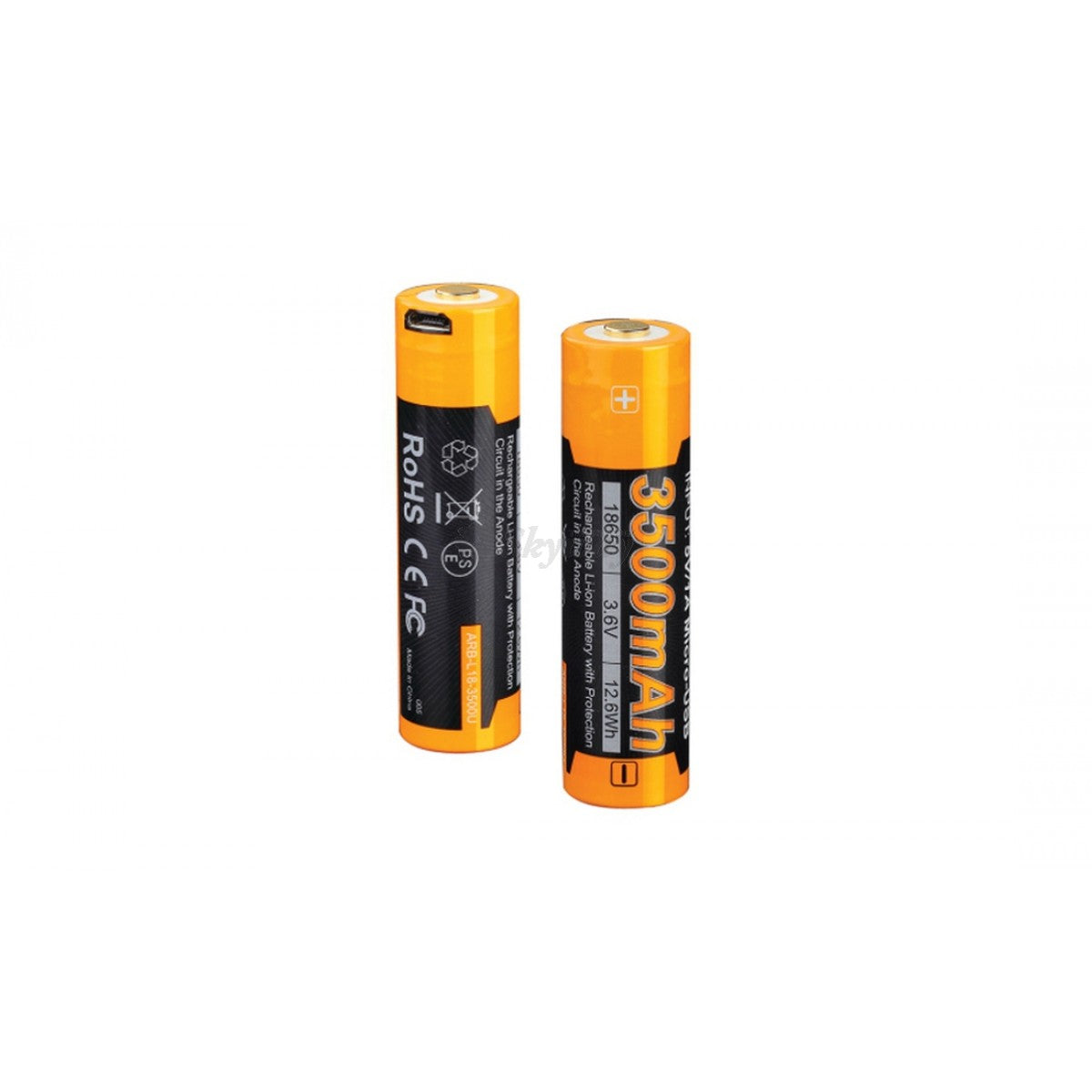 Uzlādējama baterija MINI USB 18650 3.6V 3500 MAH FENIX